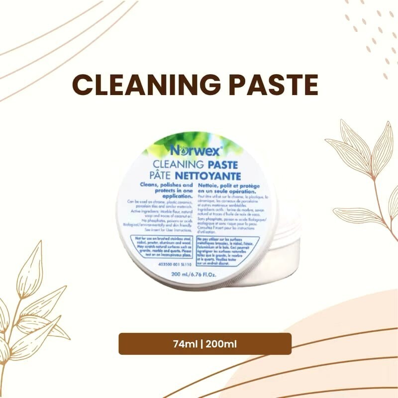 Norwex Cleaning Paste 200ml 6.76 OZ Stain Removal, Cleans Dirt &Polish-FREE SHIP