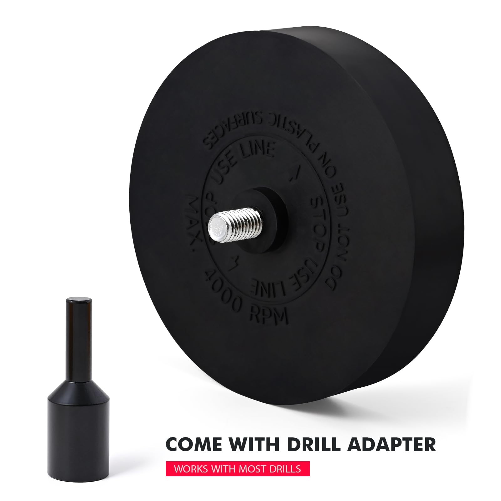 3 Pack Decal Eraser Wheel Tool Kit, 20mm & 25mm Decal Wheel with Adapter, Scr…