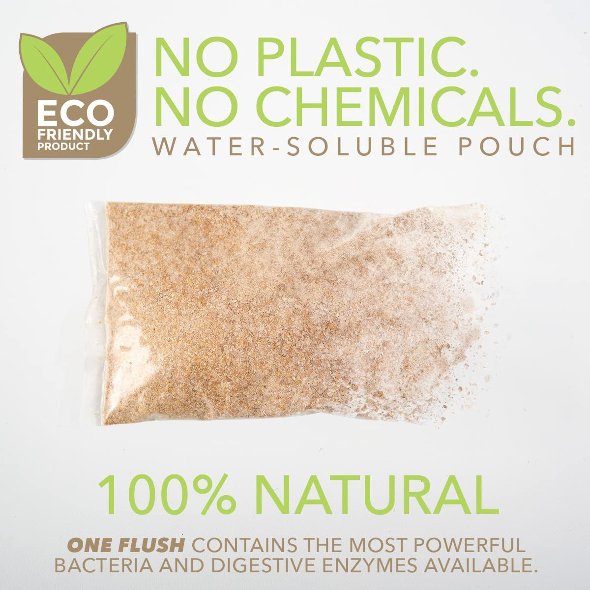 ONE FLUSH – Septic Tank Treatment Packets, 1-Year Supply of Easy-Flush Bacteria