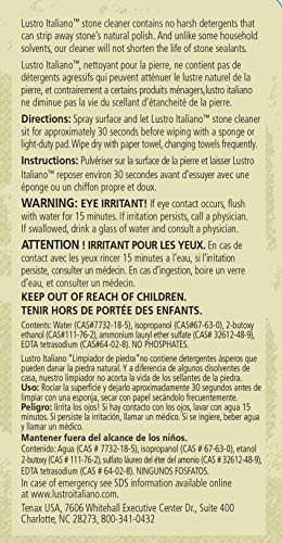 Stone Cleaner, 32 oz Pump Spray (LUSTROCLEAN)