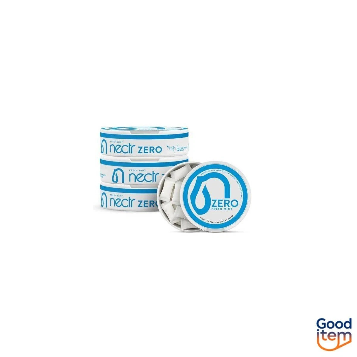 Nectr Zero Pouches – Fresh Mint – 4ct New Sealed Expires 04/2028