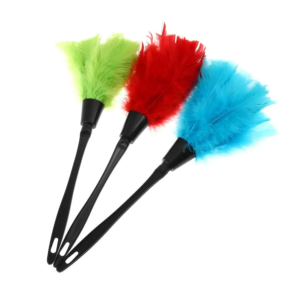 Turkey Feather Duster Anti-Static Cleaning Dust Car Dashboard Microfiber Duster