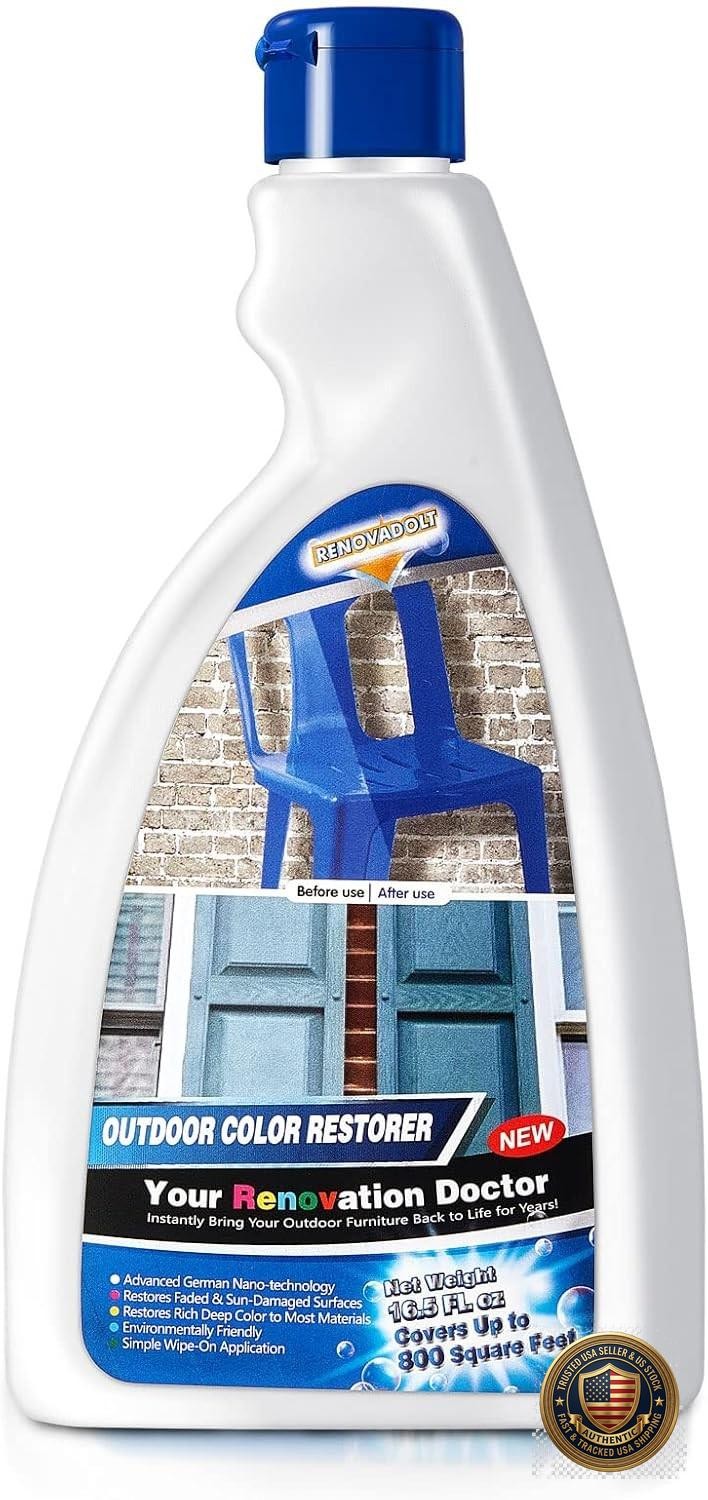 Outdoor Color Restorer 16.5oz Plastic Vinyl Shutter Faded Sun Damaged