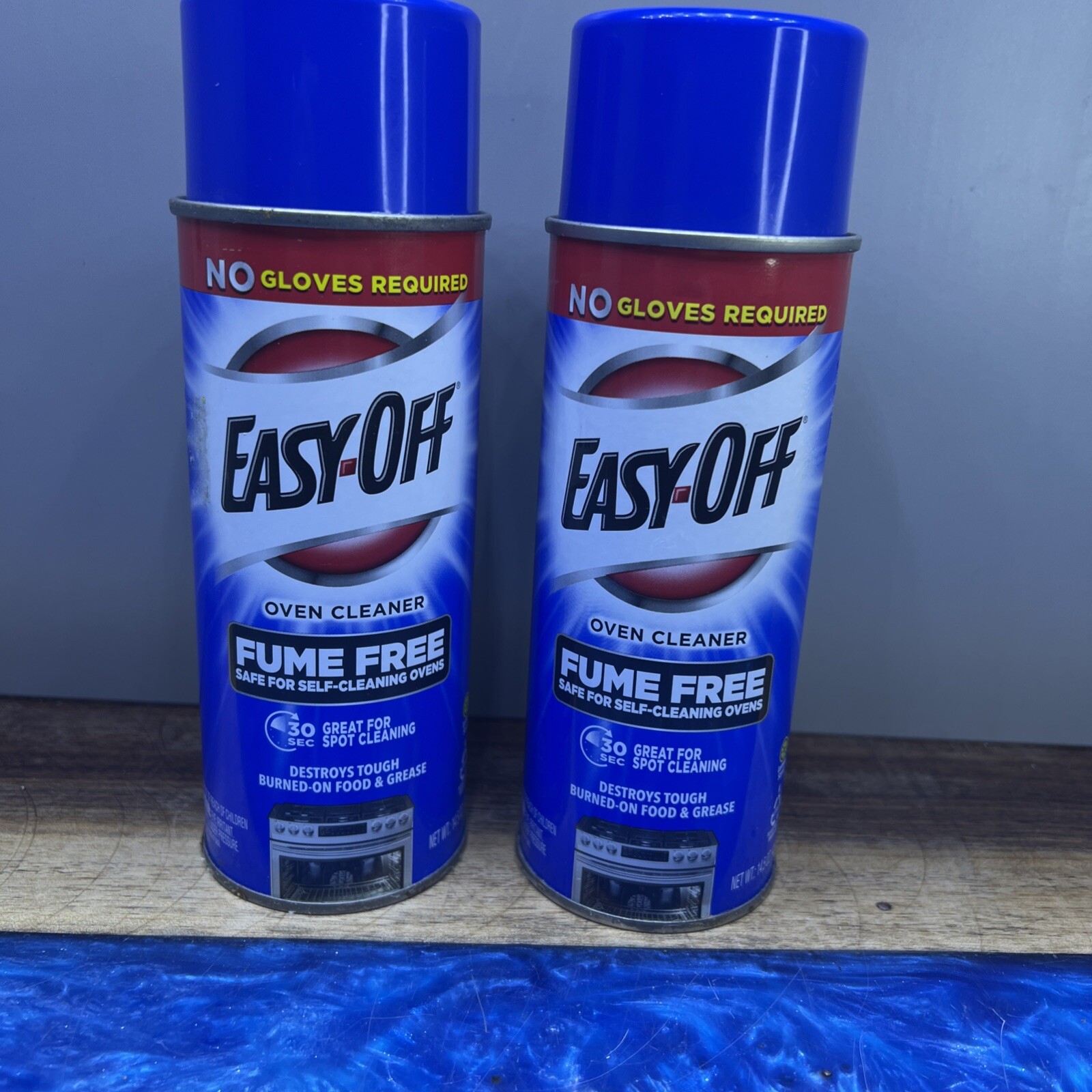 Lot of 2 EASY-OFF Fume-Free Oven Cleaner Lemon Scent 14.5 oz Aerosol New