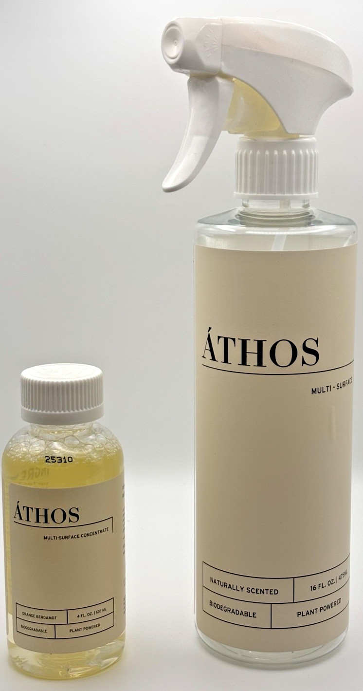 ATHOS Cleaning Bundle Bathroom & Multi-Surface Cleaner Concentrates Dryer Balls