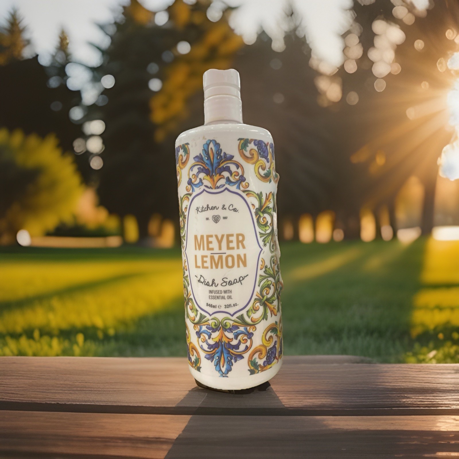 Lot Of 2 Kitchen & Co. ~ Meyer Lemon Dish Soap 32 fl oz