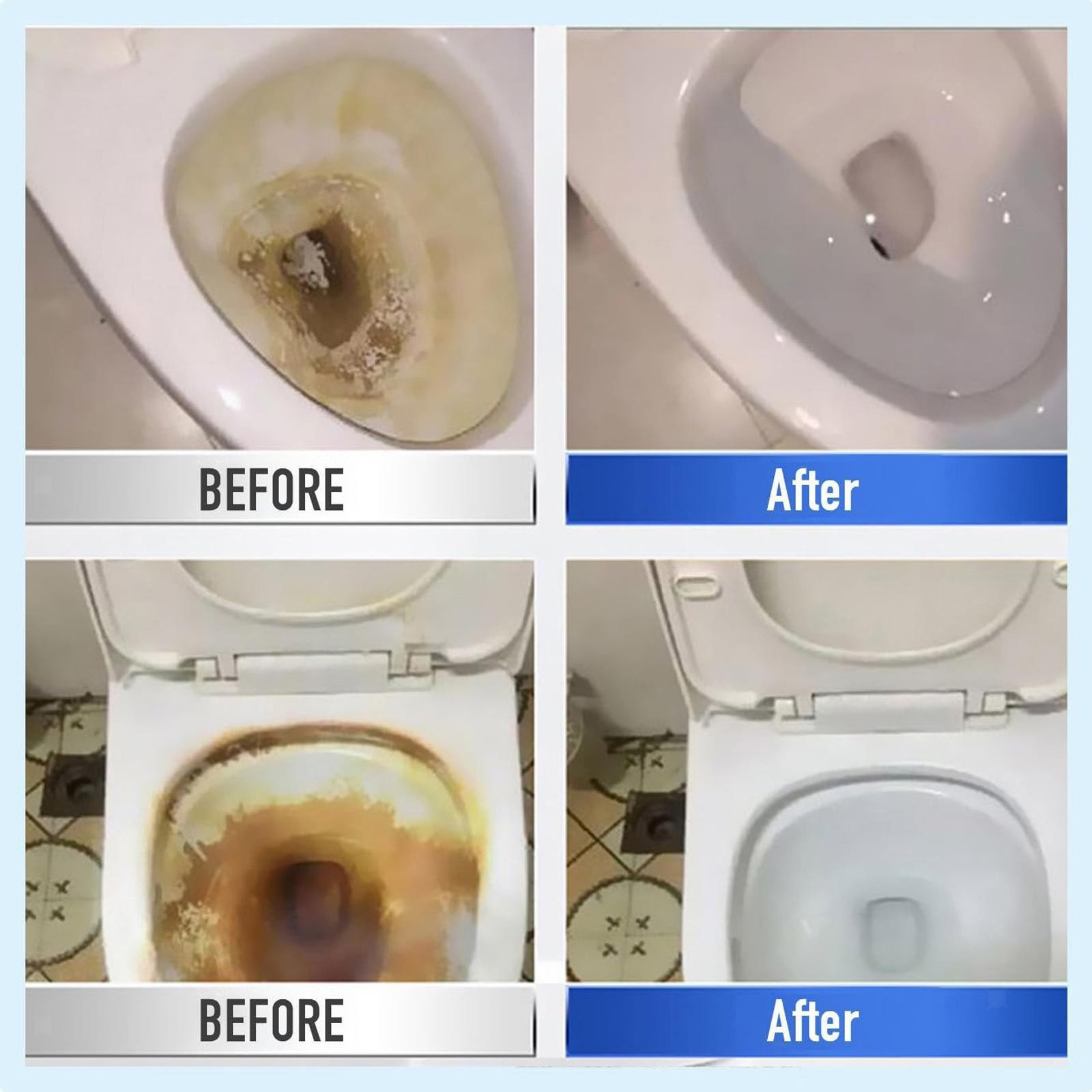 4x Magnetic Toilet Cleaner Toilet Cleaning Magnets Easy to Use Friendly Anti