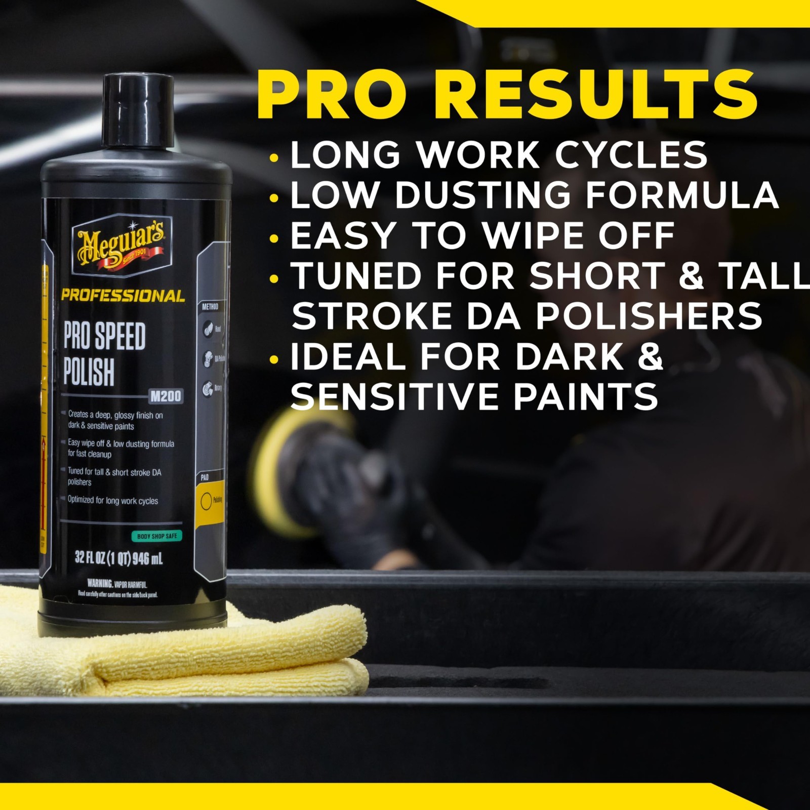 32oz Pro Speed Polish – High-Performance Car Wax, Scratch Remover & Shine Enhanc