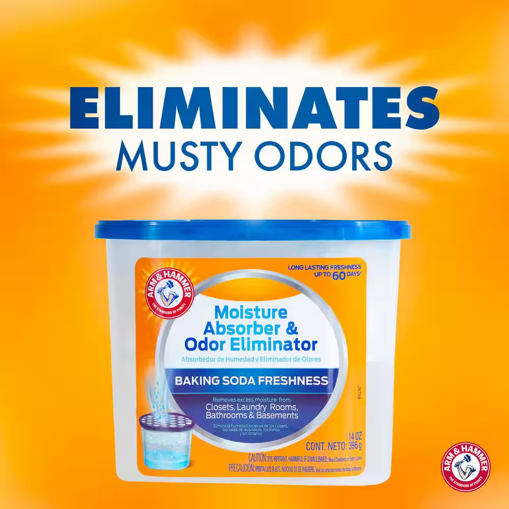 14 Oz. Moisture Absorber and Odor Eliminator, Fragrance Free Free Shipping New