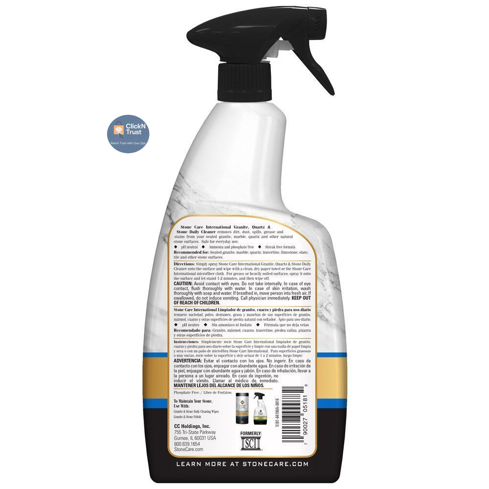 Stone Care International Granite Cleaner 32 Fl Oz (Pack of 1), 32 Oz. Single