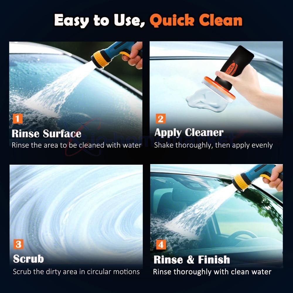 2X 100ML Car Glass Guard,Car Oil Film Cleaner,Glass Guard Windshield Cleaner