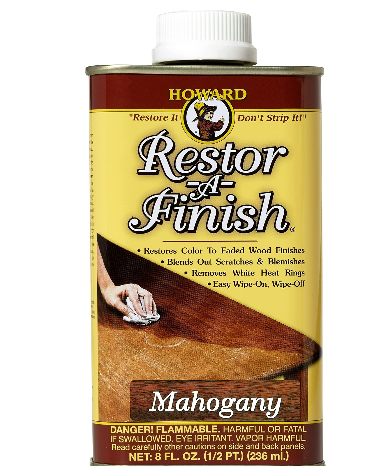 RF5008 Restor-A-Finish, 8 oz, Mahogany, 8 Fluid Ounces