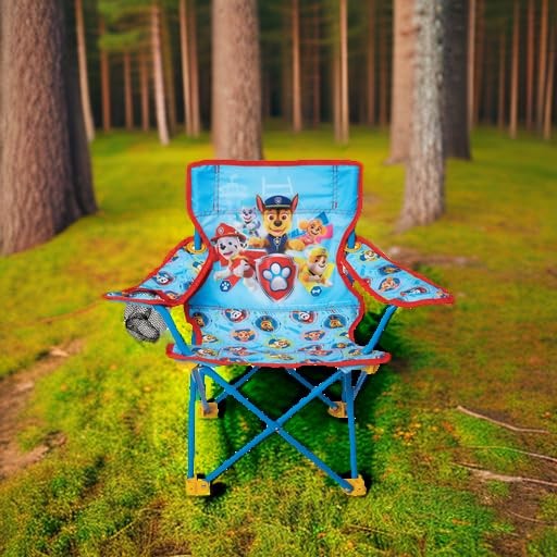 Paw Patrol Camping Chair, Camp Fold N Go Chair with Carry Bag