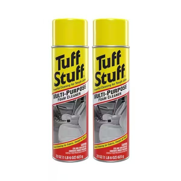 2 Pack Tuff Stuff 22oz Multi-Purpose Foam Cleaner Automotive & Home Pro Strength