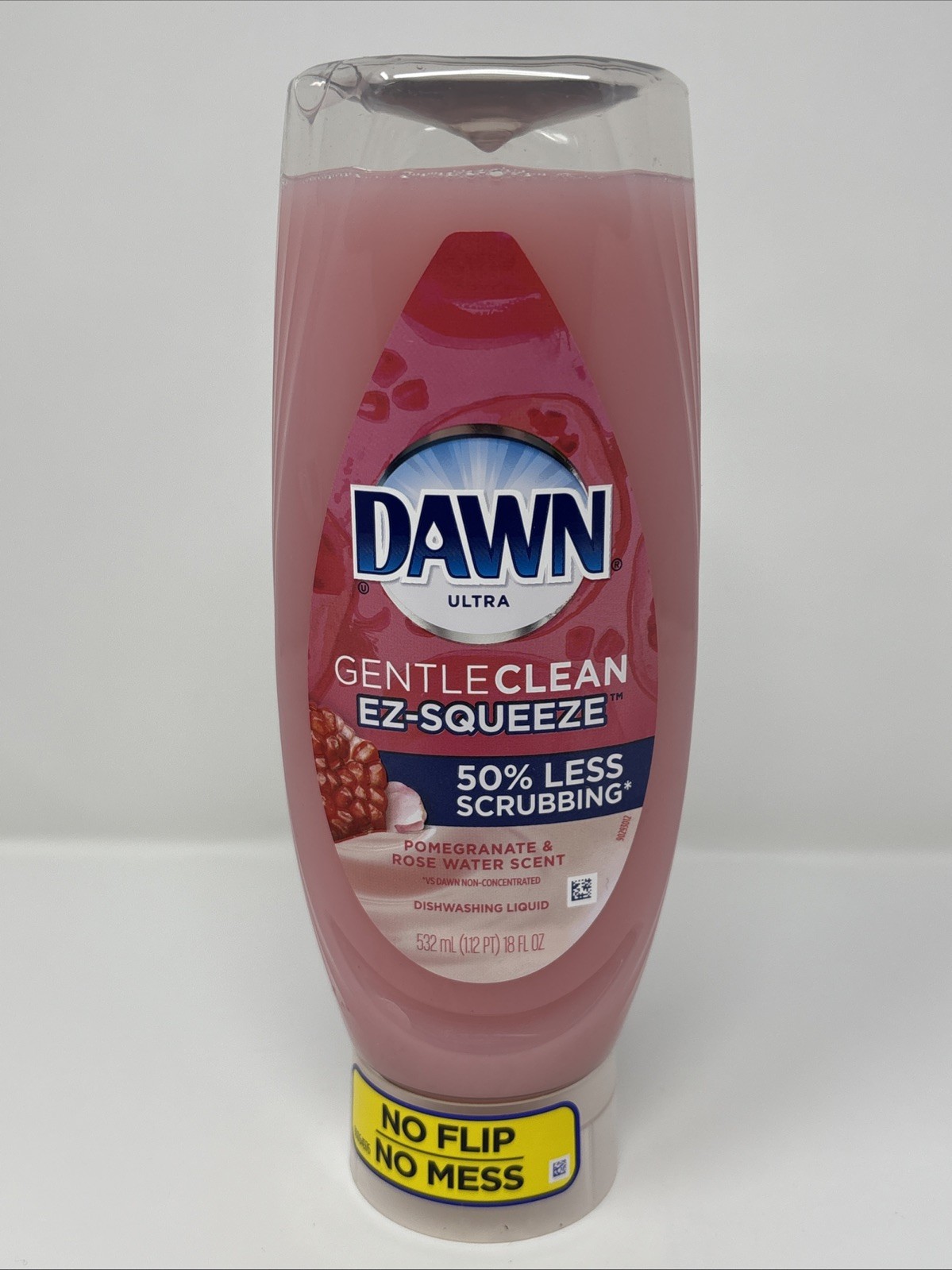 Dawn Clean Ez Squeeze Pomegranate Rose Water Dishwashing Liquid 18 oz Lot of 2