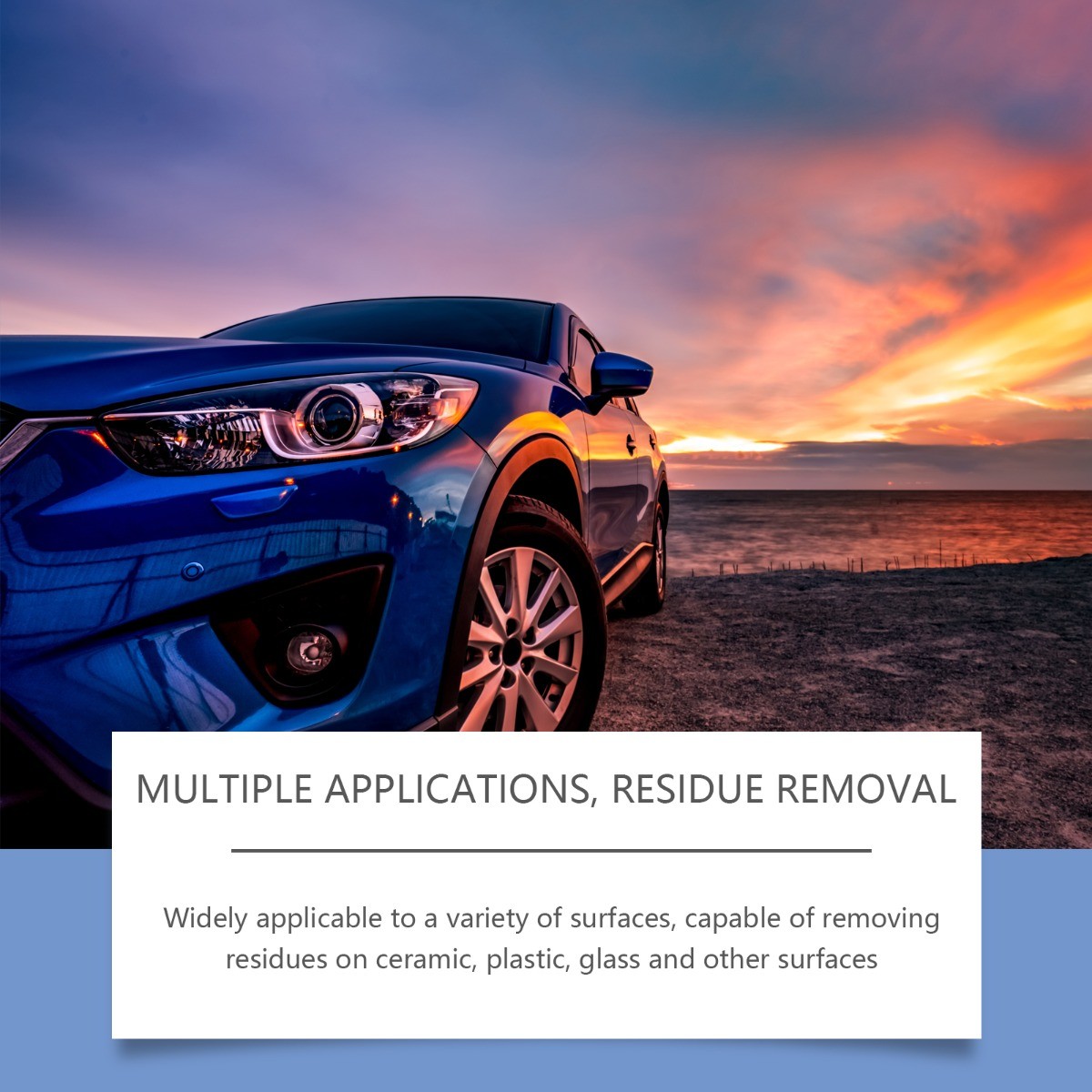Adhesive Remover for Car Paint Glass Multi-Surface Glue Residue Cleaner