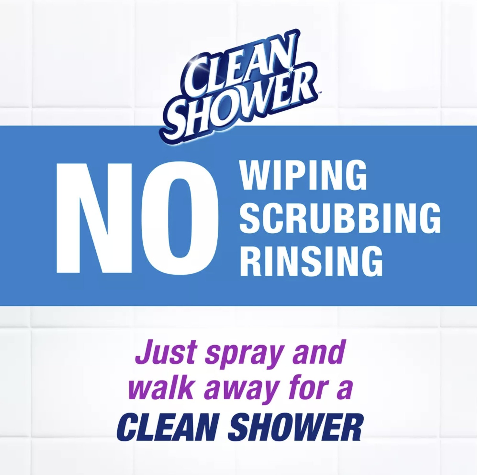 2 Set / Clean+Shower++No+Scent+Basin+Tub+and+Tile+Cleaner++60+oz.+Liquid