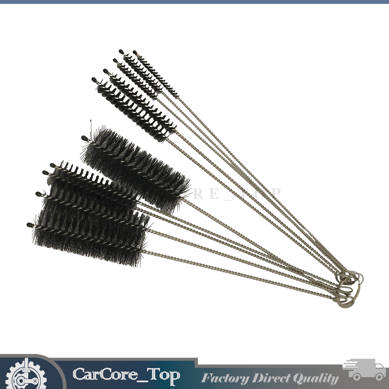 Fit Kitchen Nylon Cleaning Straw Brush Set 10PCS Bottle Tube Pipe Cleaner US