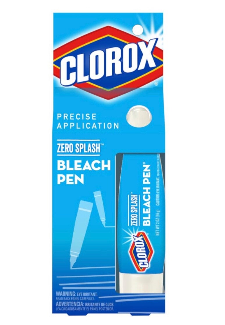 New in Box Clorox Zero Splash Bleach Pen, 1 Pen Below $85.00 Retail