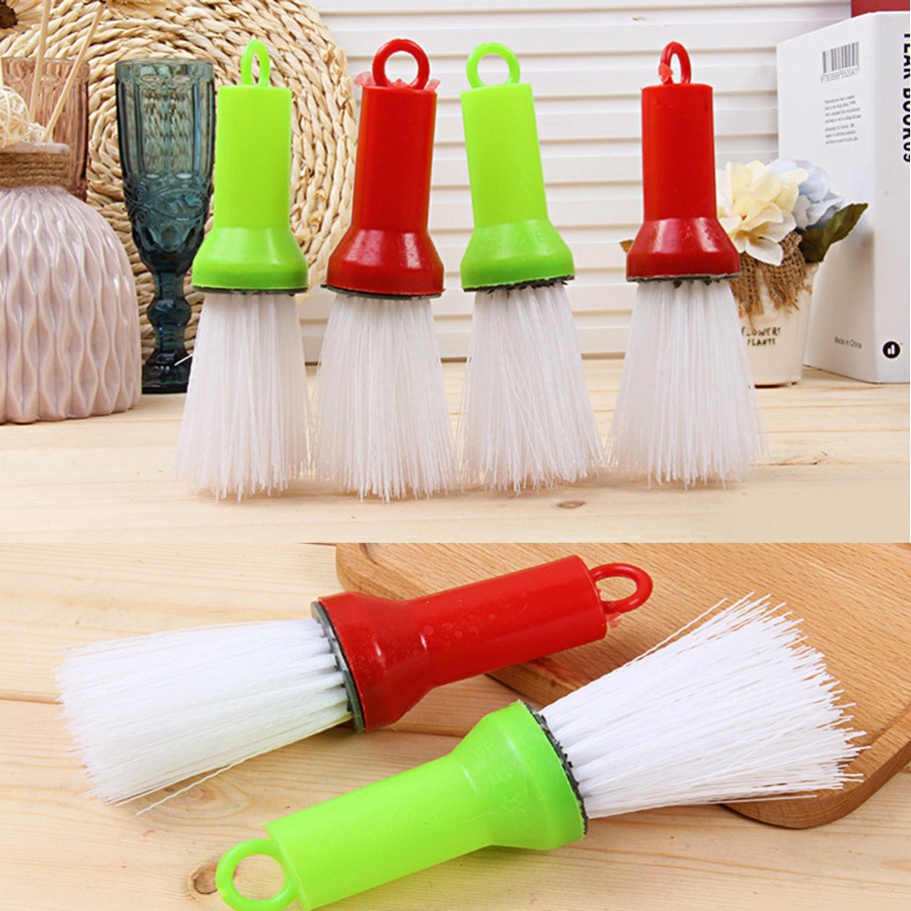 Dishwashing Brush Dual Tone Design with Rubber Grooves for Homeowners 1Set