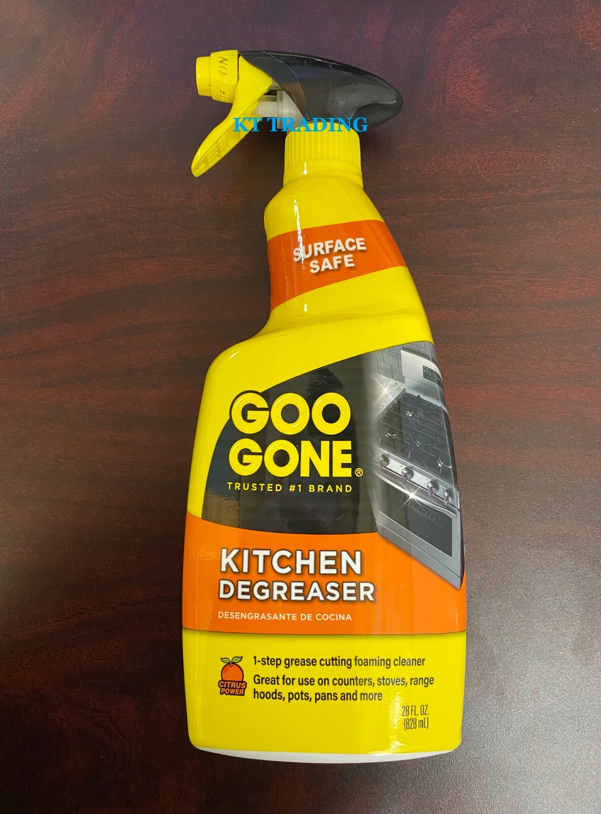 GOO GONE ~ KITCHEN Range Stove Tops DEGREASER Grease Grime Foaming Cleaner 28oz