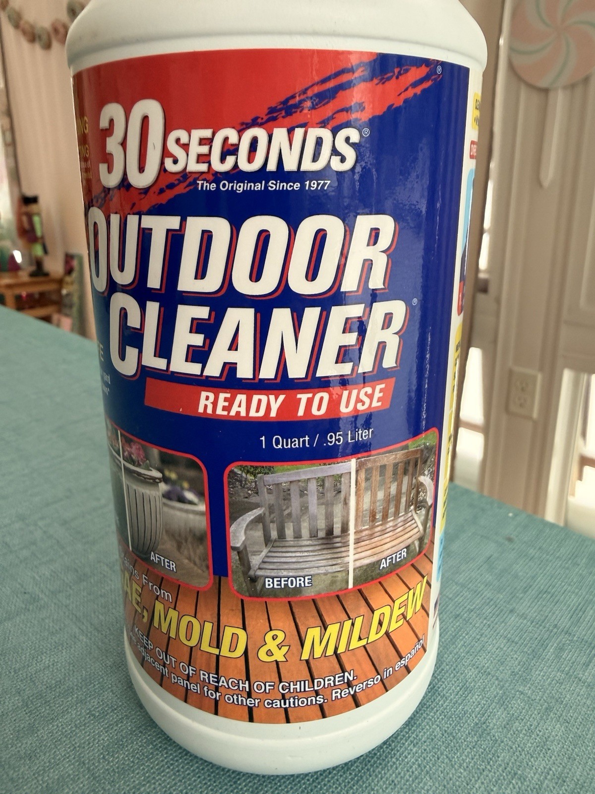 30 SECONDS 1Q30S6P Outdoor Cleaner, 1 qt Spray Bottle
