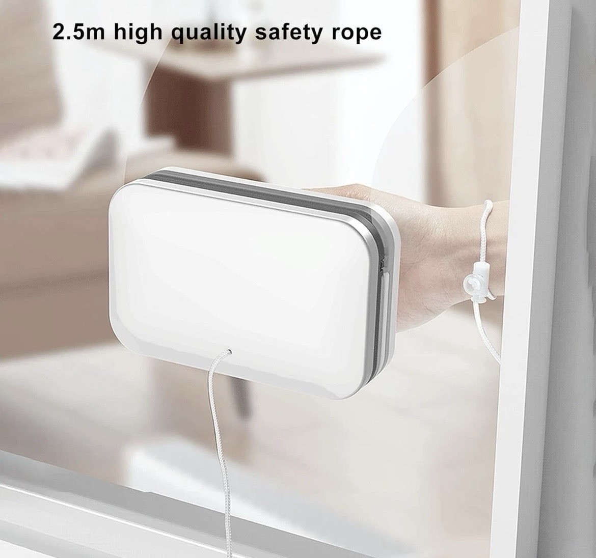 Double Sided Magnetic Window Cleaner Glass Wiper Cleaning for 3 to 10mm Glasses