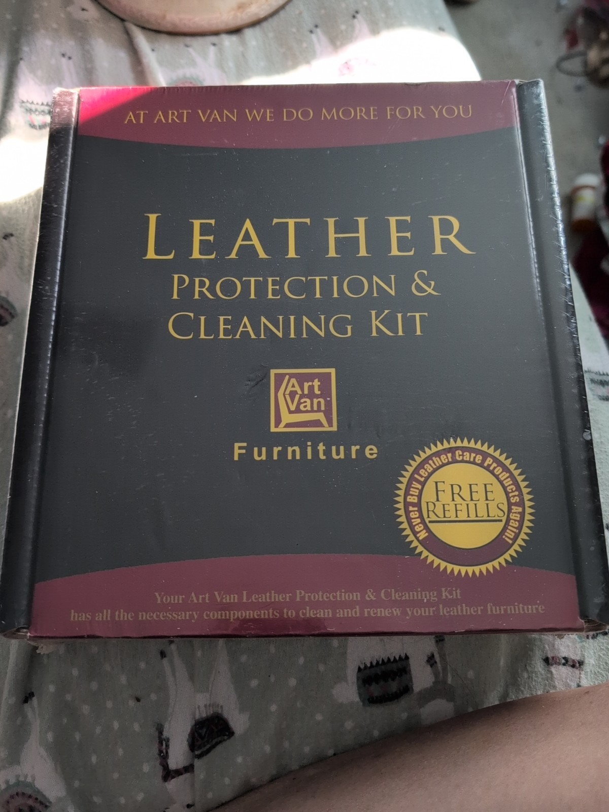 Art Van Leather Protection & Cleaning Kit NEW SEALED Discontinued Product!