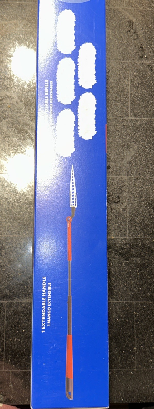 Heavy Duty Dusting Kit, 3 Ft Extendable Handle + 5 Refills