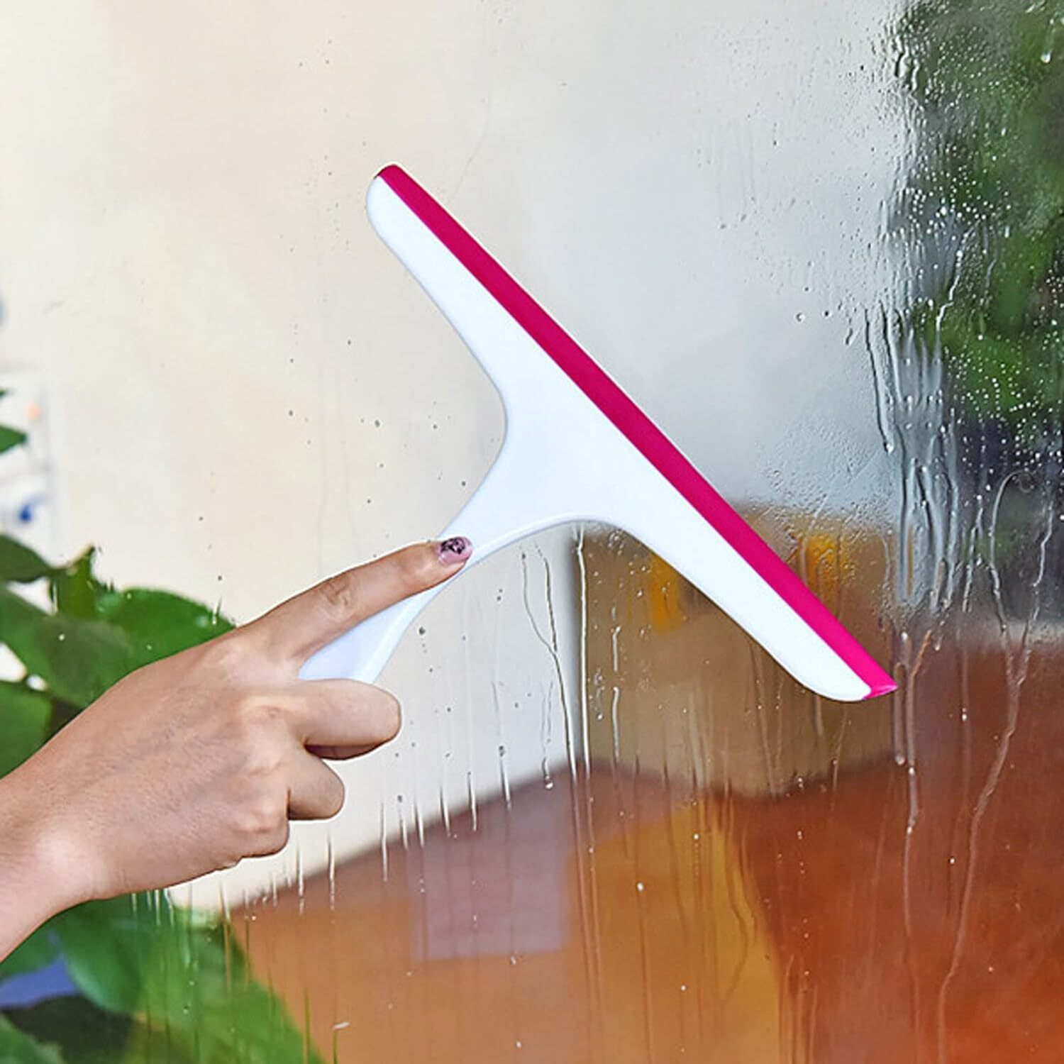 Window Mirror Car Windshield Squeegee Shower Glass Wiper Kitchen House Clean US
