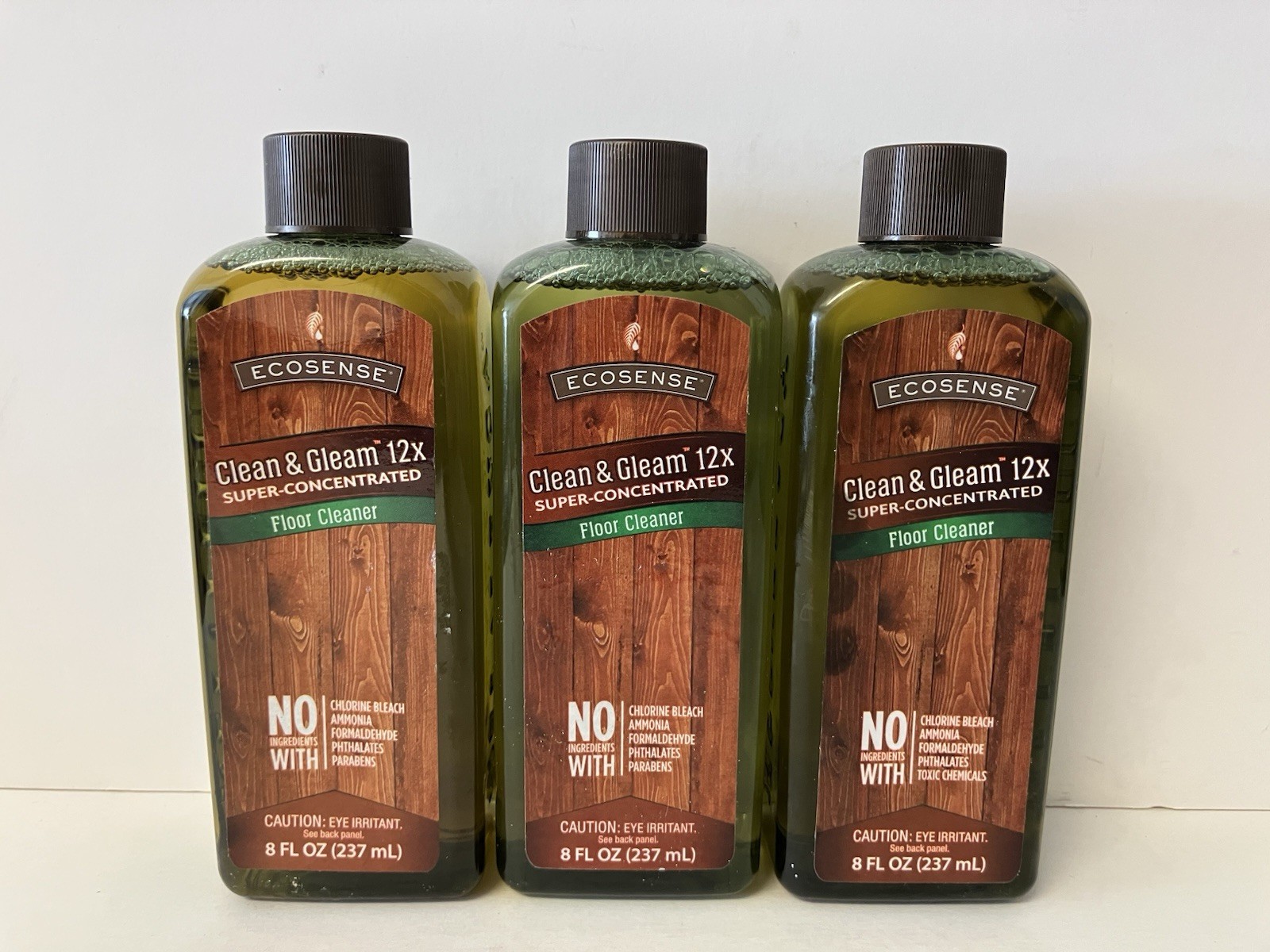 Melaleuca Ecosense Clean & Gleam 12x Super Concentrated Cleaner 8oz Lot of 3 NEW