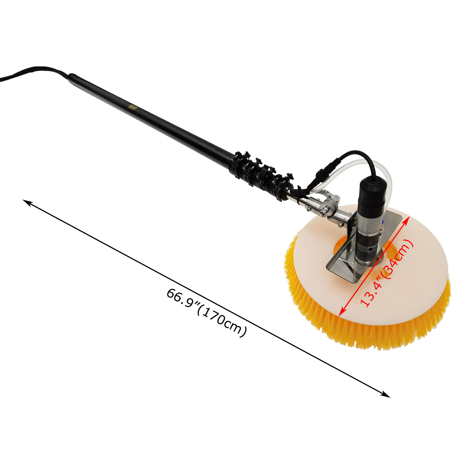 Solar Energy Photovoltaic Panel Electric Cleaner Brushing Washing Machine 110V