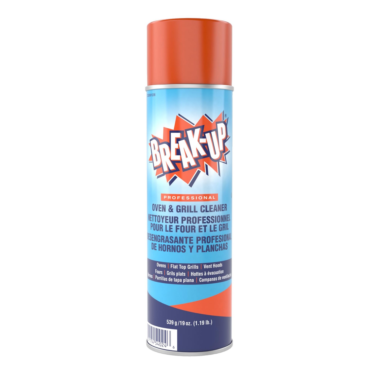 Heavy Duty Oven Grill Cleaner Grease Remover Aerosol Spray 19oz Commercial Kitch