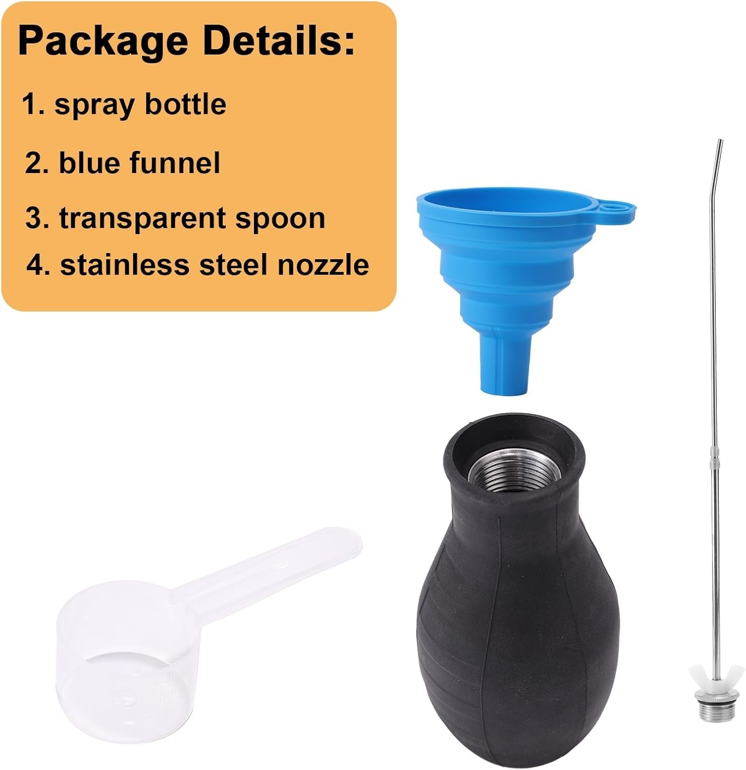 5pcs Diatomaceous Earth Duster Set Garden Plant Hand Puffer Applicator Pesticide