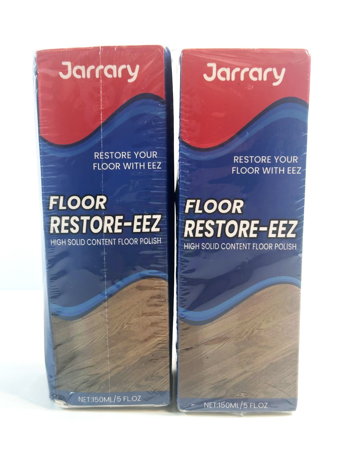 2X Jarrary Floor Restore-EEZ High Solid Floor Polish Lot of 2 New Retail A1