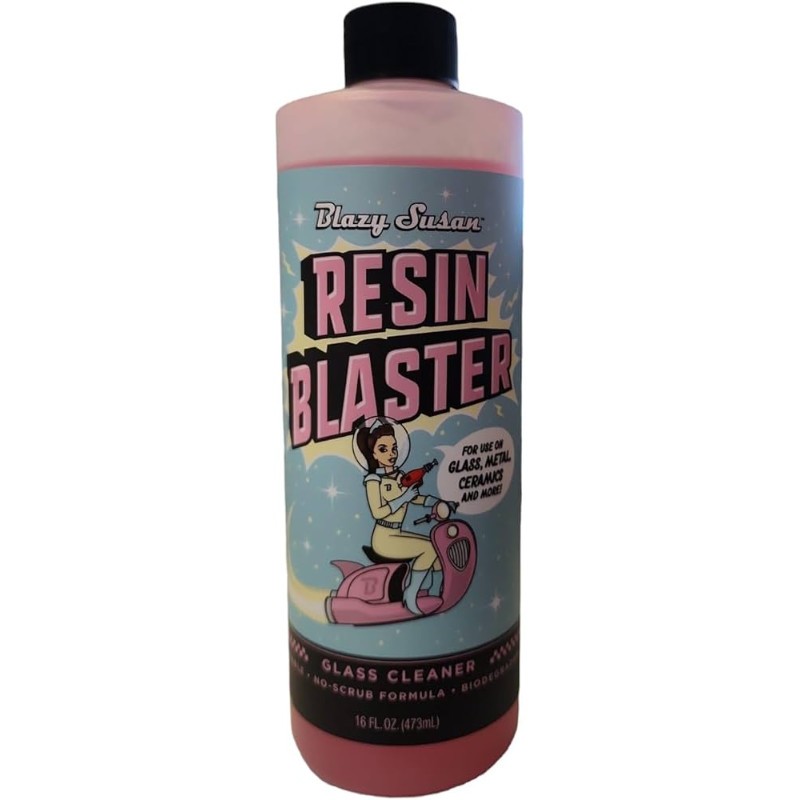 1x Blazy Susan Resin Blaster Glass Cleaner Household Supply New Bulk Lot 16oz