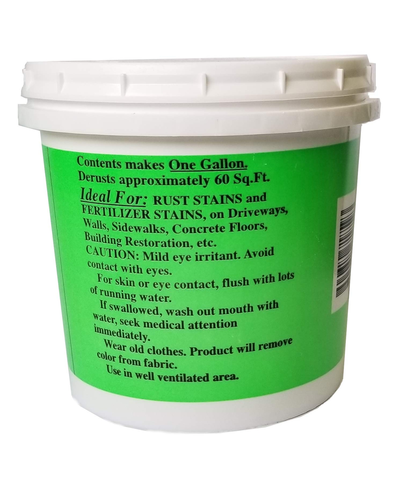 Rust Remover for Concrete 22 oz makes one gallon