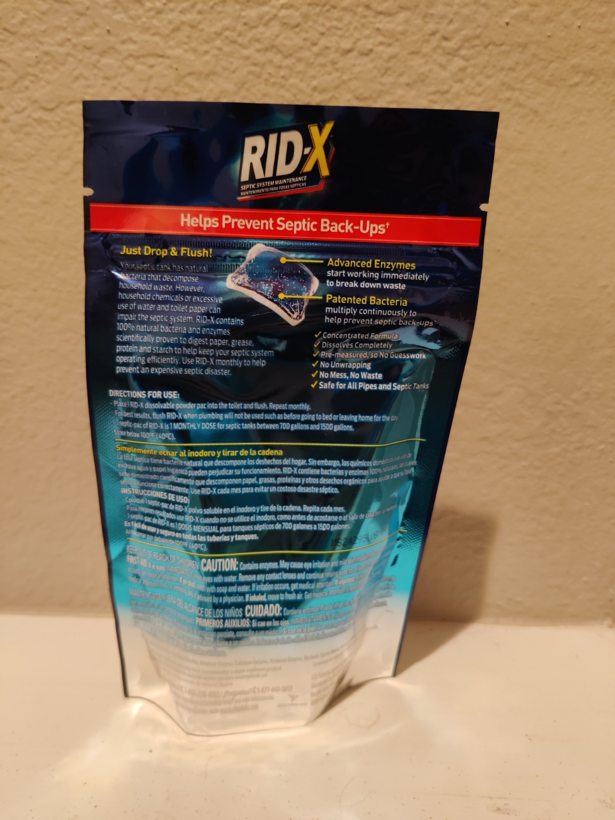 Rid-X Septic System Maintenance, Septic Tank Maintenance, 3-Monthly Supply