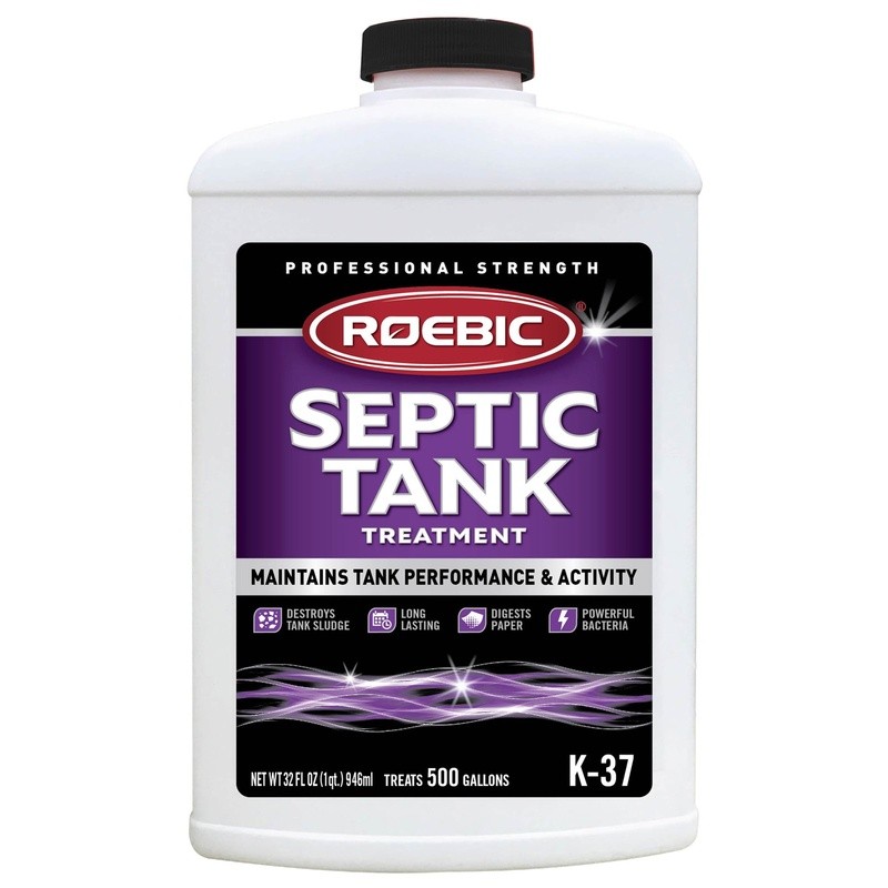 Septic Tank Treatment Enzyme Drain Clog Remover Bacteria Safe Toilets 32 Fl Oz