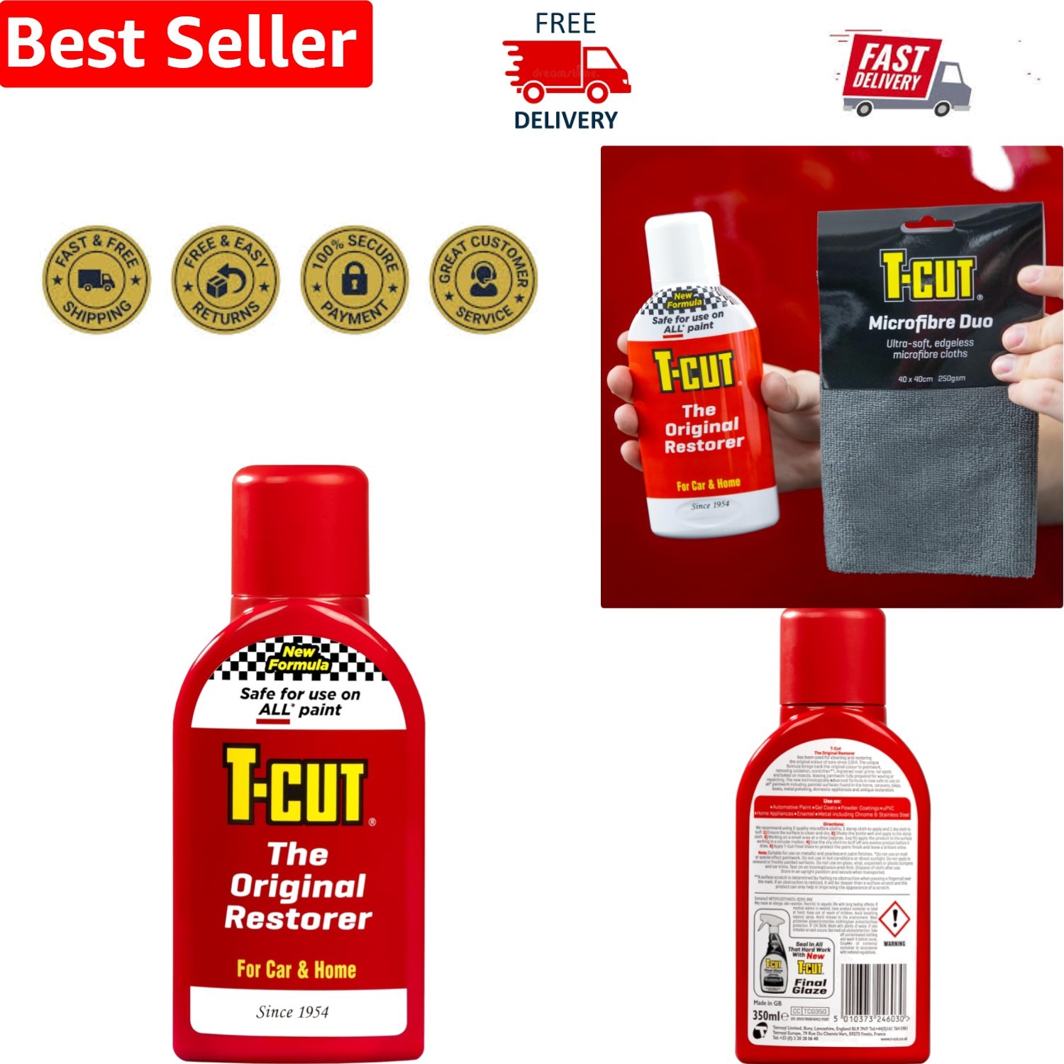 Car Paint Restoration Made Easy – 10.5 Fl Oz Restorer & Scratch Remover