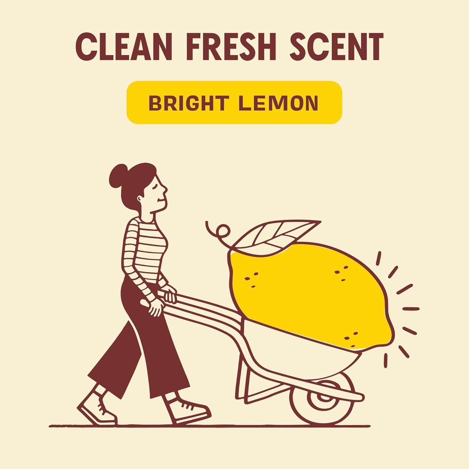 Eco-Friendly All-Purpose Wood Spray Cleaner – 16.9 Oz (Pack of 6) – Lemon Scent