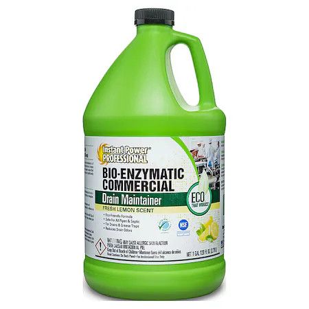 Instant Power Professional 8881 Drain Cleaner, Jug, 1 Gal, Liquid, Lemon