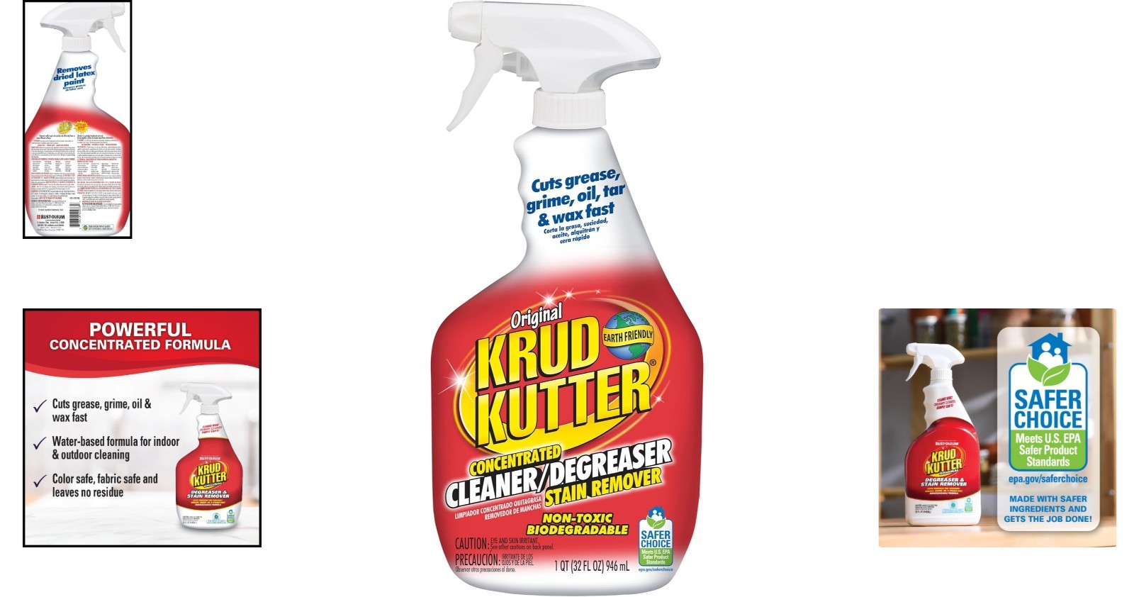 Heavy Duty Degreaser Spray, 32 oz – Biodegradable Multi Surface Cleaner