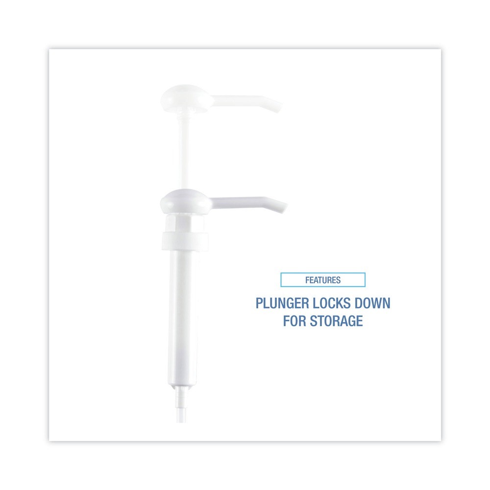 Boardwalk 417 12″ Tube Plastic Siphon Pump for 1 gal Bottles – White (12/CT) New