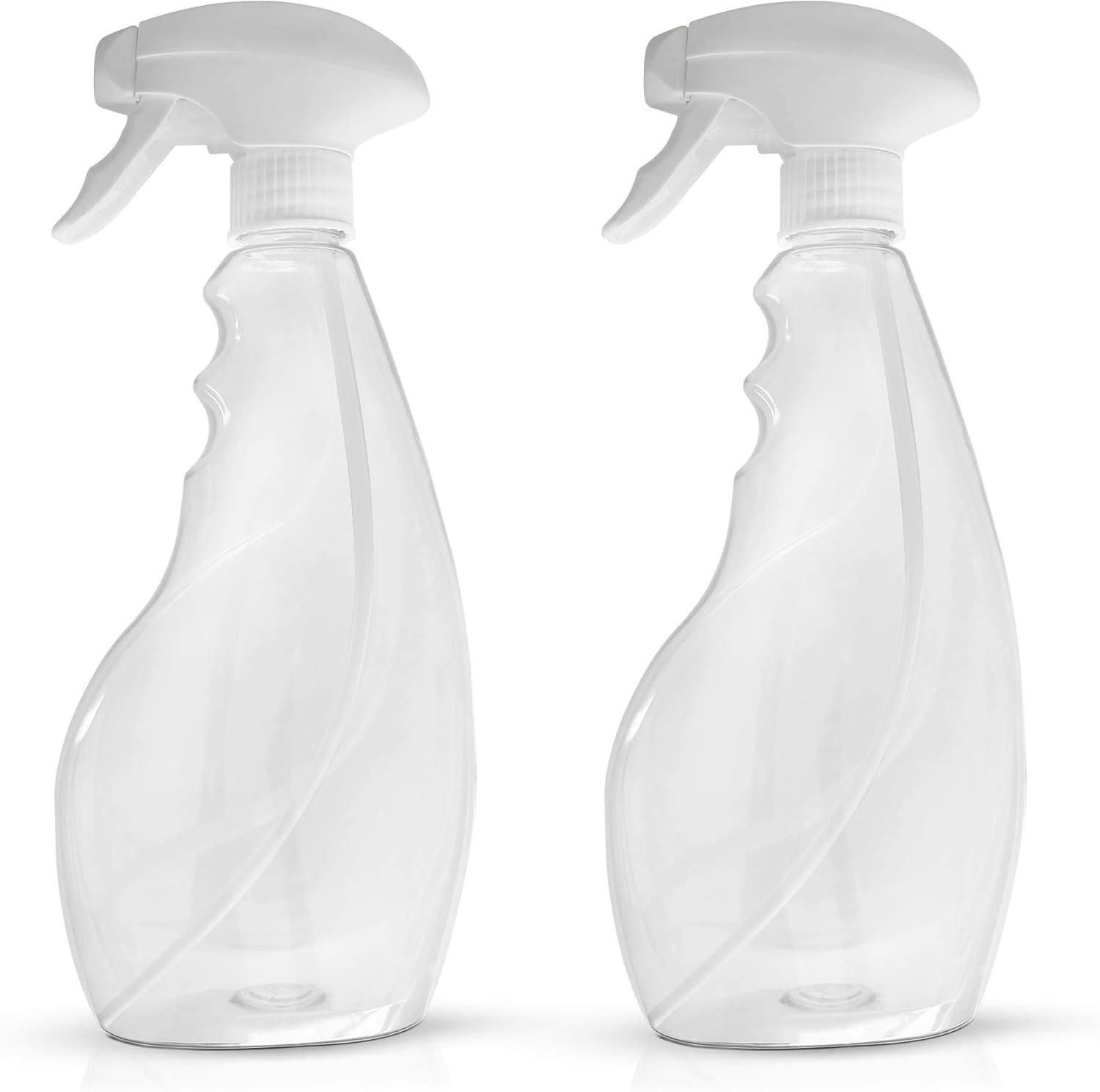 High-Quality 2 Pack 17oz Refillable Spray Bottles – Perfect for Hair & Home