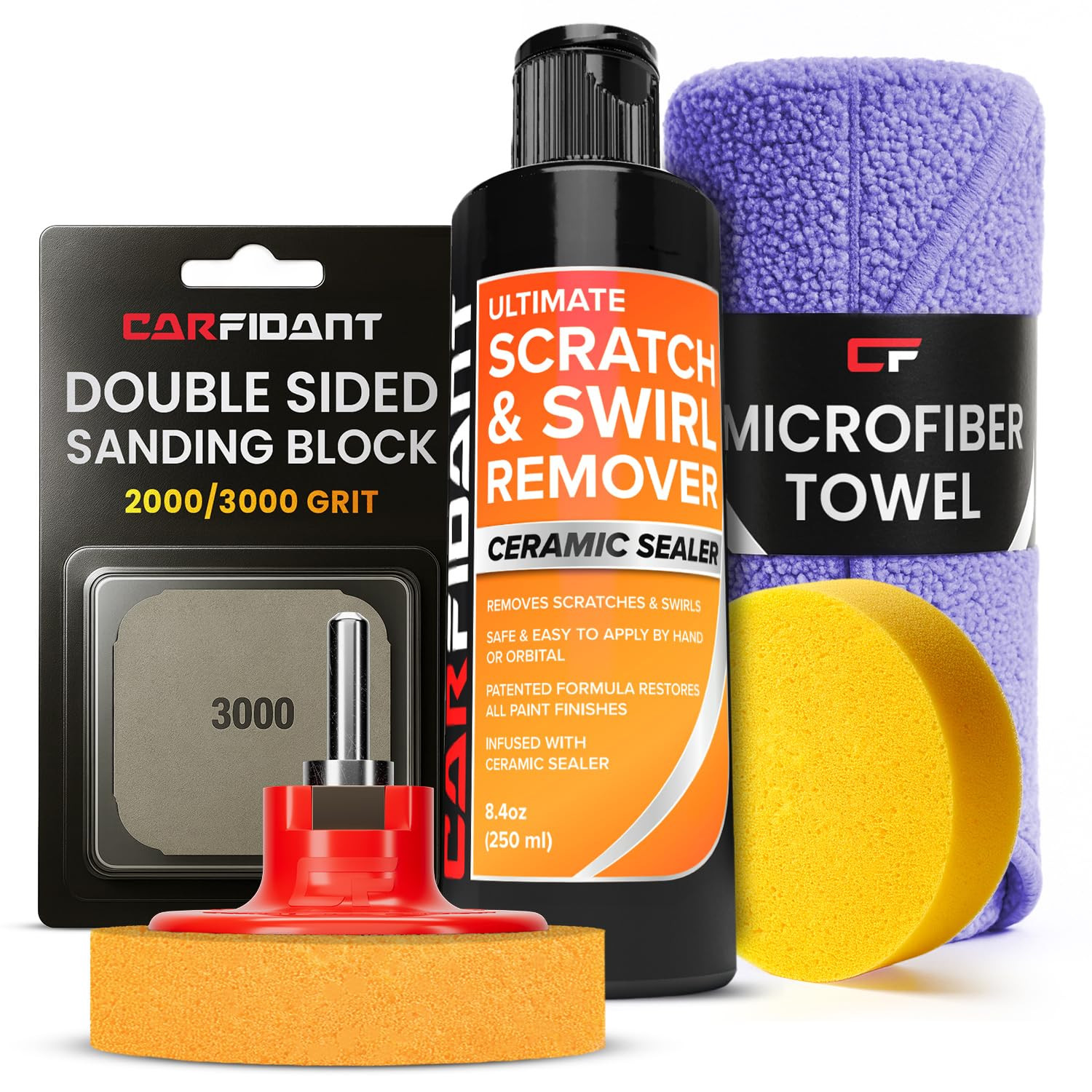 Scratch Repair and Swirl Remover – Car Paint Scratch Remover & Restorer Kit with