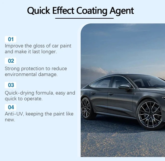 Advanced Car Quick-Acting Coating Agent Spray,Car Coating Spray,Multi-functional