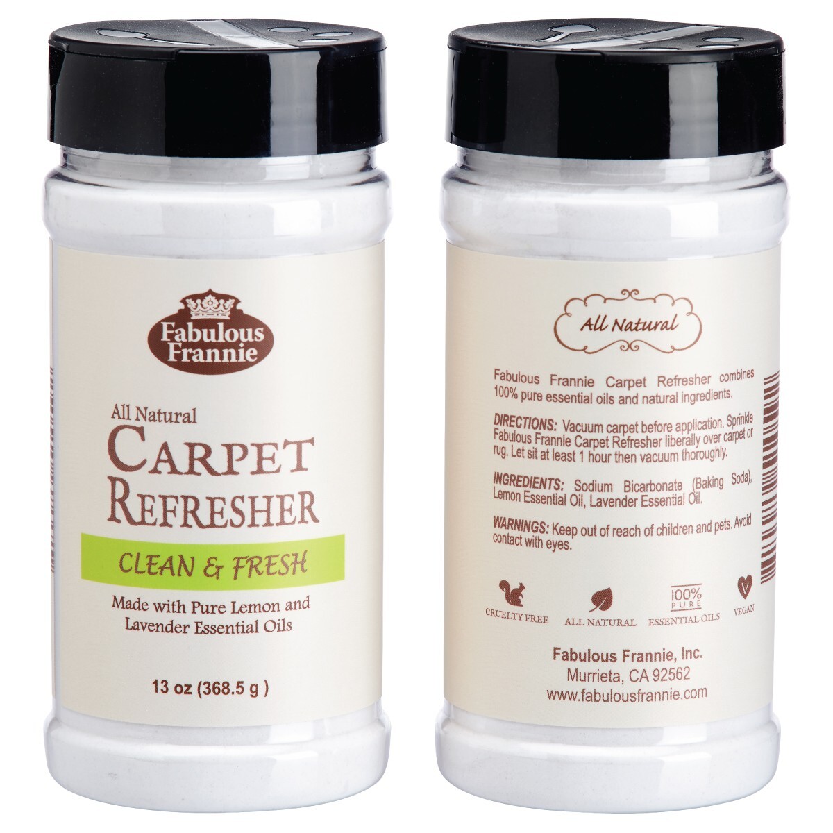 Fabulous Frannie Clean Fresh Carpet Deodorizer 13oz B3G1, Free Ship Any 2+