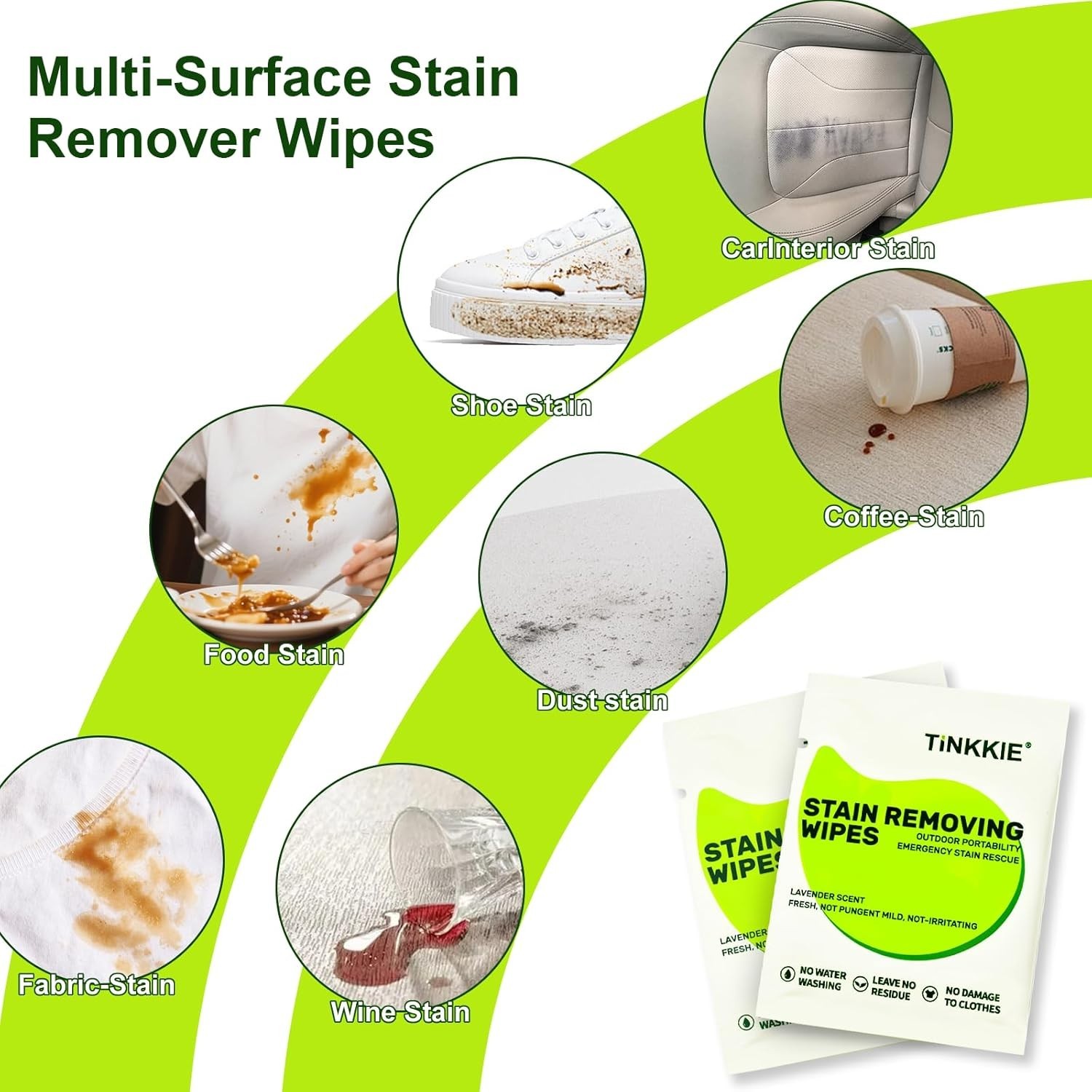 Easy-to-Use Fabric Stain Remover Wipes – 200 Pack