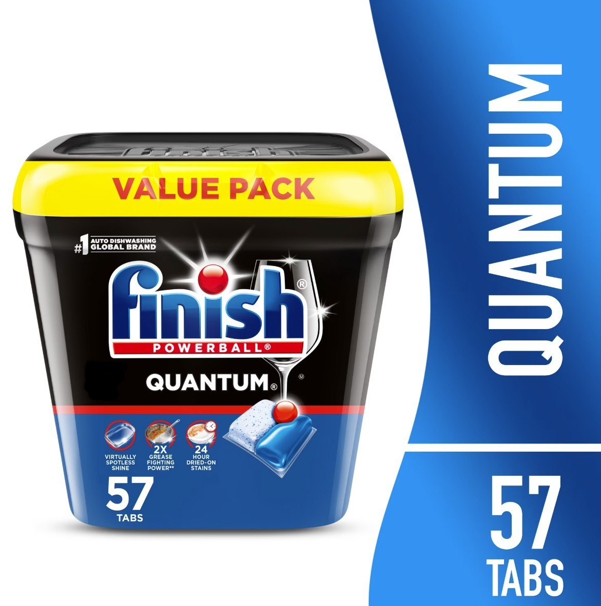 [SALE] Finish Quantum Dishwasher Pods Advanced Clean 57 Count Detergent 2 Pack